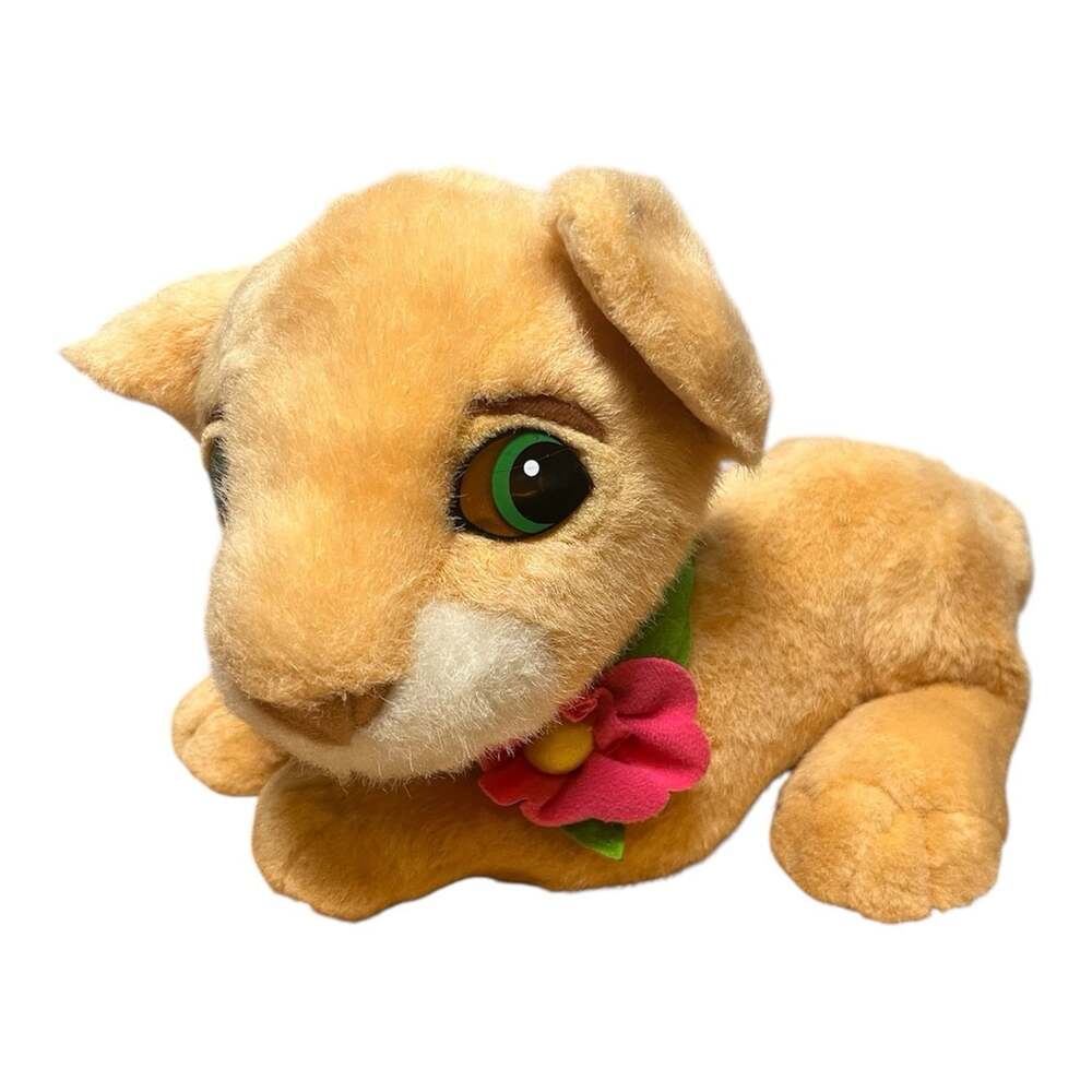 Vintage LION KING Movie NALA Stuffed Plush Flower Collar Disney Mattel 1993